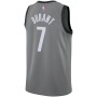 Men's Brooklyn Nets Kevin Durant #7 Nike Gray 2020/21 Swingman Jersey - Statement Edition Men's Brooklyn Nets Kevin Durant #7 Nike Gray 2020/21 Swingman Jersey - Statement Edition
