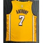 Men's Los Angeles Lakers Carmelo Anthony #7 Nike Yellow Swingman NBA Jersey - City Edition Men's Los Angeles Lakers Carmelo Anthony #7 Nike Yellow Swingman NBA Jersey - City Edition