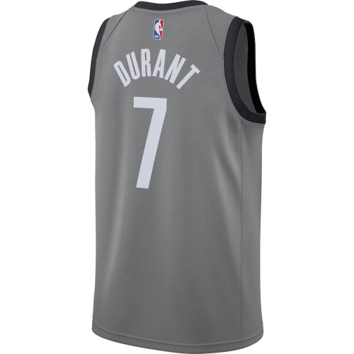 Men's Brooklyn Nets Kevin Durant #7 Jordan Gray 2020/21 Swingman Jersey - Statement Edition Men's Brooklyn Nets Kevin Durant #7 Jordan Gray 2020/21 Swingman Jersey - Statement Edition