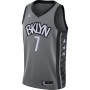 Men's Brooklyn Nets Kevin Durant #7 Jordan Gray 2020/21 Swingman Jersey - Statement Edition Men's Brooklyn Nets Kevin Durant #7 Jordan Gray 2020/21 Swingman Jersey - Statement Edition