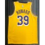 Men's Los Angeles Lakers Dwight Howard #39 Gold Swingman NBA Jersey - Icon Edition Men's Los Angeles Lakers Dwight Howard #39 Gold Swingman NBA Jersey - Icon Edition