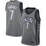 Men's Brooklyn Nets Kevin Durant #7 Nike Gray 2020/21 Swingman Jersey - Statement Edition Men's Brooklyn Nets Kevin Durant #7 Nike Gray 2020/21 Swingman Jersey - Statement Edition