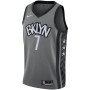 Men's Brooklyn Nets Kevin Durant #7 Nike Gray 2020/21 Swingman Jersey - Statement Edition Men's Brooklyn Nets Kevin Durant #7 Nike Gray 2020/21 Swingman Jersey - Statement Edition