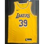 Men's Los Angeles Lakers Dwight Howard #39 Gold Swingman NBA Jersey - Icon Edition Men's Los Angeles Lakers Dwight Howard #39 Gold Swingman NBA Jersey - Icon Edition