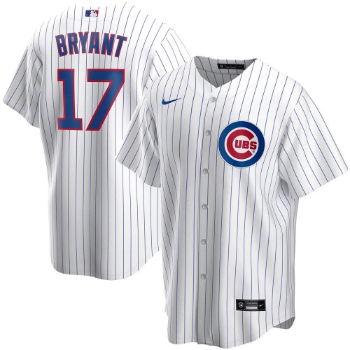 Men's Chicago Cubs Kris Bryant #17 Nike White Home Player Jersey Men's Chicago Cubs Kris Bryant #17 Nike White Home Player Jersey