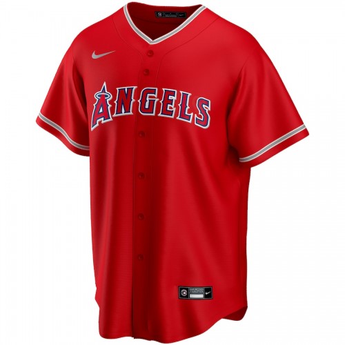 Men's Los Angeles Angels Shohei Ohtani #17 Nike Scarlet 2020 Alternate Jersey Men's Los Angeles Angels Shohei Ohtani #17 Nike Scarlet 2020 Alternate Jersey