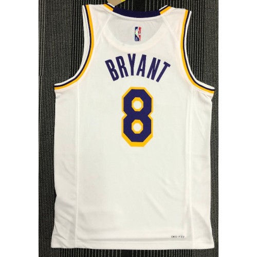Men's Los Angeles Lakers Kobe Bryant #8 Nike White Swingman NBA Jersey - Icon Edition Men's Los Angeles Lakers Kobe Bryant #8 Nike White Swingman NBA Jersey - Icon Edition