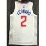 Men's Los Angeles Clippers Leonard #2 Nike White Swingman NBA Jersey - Association Edition Men's Los Angeles Clippers Leonard #2 Nike White Swingman NBA Jersey - Association Edition