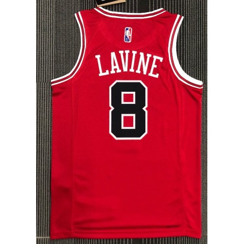 Men's Chicago Bulls Zach LaVine #8 Nike Red 2021 Swingman NBA Jersey - Icon Edition Men's Chicago Bulls Zach LaVine #8 Nike Red 2021 Swingman NBA Jersey - Icon Edition
