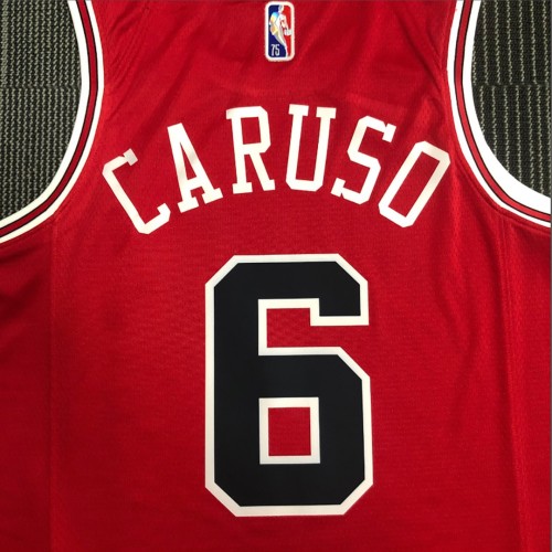 Men's Chicago Bulls Alex Caruso #6 Nike Red 2021 Swingman Jersey - Icon Edition Men's Chicago Bulls Alex Caruso #6 Nike Red 2021 Swingman Jersey - Icon Edition