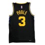 Men's Golden State Warriors Jordan Poole #3 Black 2021/22 Swingman Jersey - City Edition Men's Golden State Warriors Jordan Poole #3 Black 2021/22 Swingman Jersey - City Edition