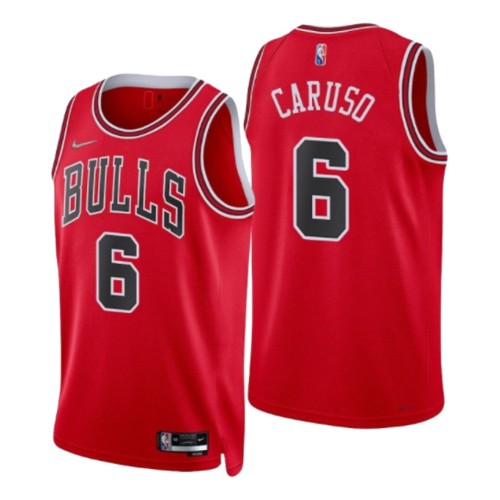 Men's Chicago Bulls Alex Caruso #6 Nike Red 2021 Swingman Jersey - Icon Edition Men's Chicago Bulls Alex Caruso #6 Nike Red 2021 Swingman Jersey - Icon Edition