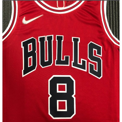 Men's Chicago Bulls Zach LaVine #8 Nike Red 2021 Swingman NBA Jersey - Icon Edition Men's Chicago Bulls Zach LaVine #8 Nike Red 2021 Swingman NBA Jersey - Icon Edition