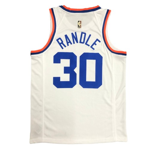 Men's New York Knicks Julius Randle #30 White 2021/22 Swingman Jersey - Classic Edition Men's New York Knicks Julius Randle #30 White 2021/22 Swingman Jersey - Classic Edition