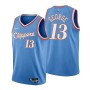 Men's Los Angeles Clippers Paul George #13 Nike Blue 2021 Diamond Swingman Jersey - City Edition Men's Los Angeles Clippers Paul George #13 Nike Blue 2021 Diamond Swingman Jersey - City Edition