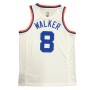 Men's New York Knicks Kemba Walker #8 White 2021/22 Swingman Jersey - Classic Edition Men's New York Knicks Kemba Walker #8 White 2021/22 Swingman Jersey - Classic Edition