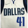 Men's Dallas Mavericks Dirk Nowitzki #41 Nike White 2021/22 Swingman NBA Jersey - Icon Edition Men's Dallas Mavericks Dirk Nowitzki #41 Nike White 2021/22 Swingman NBA Jersey - Icon Edition