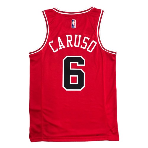 Men's Chicago Bulls Alex Caruso #6 Nike Red 2021 Swingman Jersey - Icon Edition Men's Chicago Bulls Alex Caruso #6 Nike Red 2021 Swingman Jersey - Icon Edition