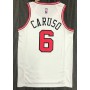 Men's Chicago Bulls Alex Caruso #6 Nike White 2021/22 Diamond Swingman NBA Jersey - Icon Edition Men's Chicago Bulls Alex Caruso #6 Nike White 2021/22 Diamond Swingman NBA Jersey - Icon Edition