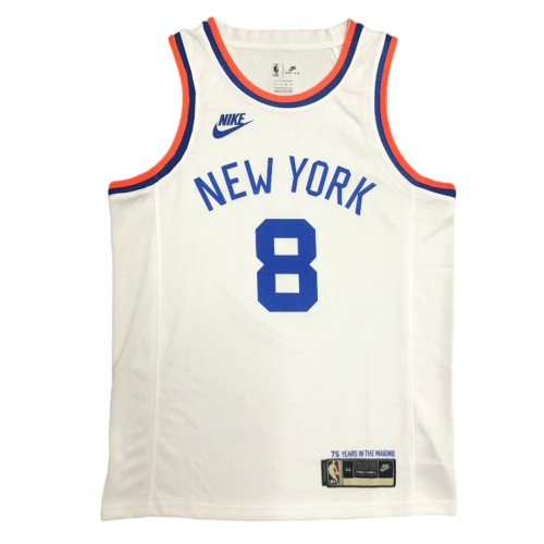 Men's New York Knicks Kemba Walker #8 White 2021/22 Swingman Jersey - Classic Edition Men's New York Knicks Kemba Walker #8 White 2021/22 Swingman Jersey - Classic Edition