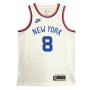Men's New York Knicks Kemba Walker #8 White 2021/22 Swingman Jersey - Classic Edition Men's New York Knicks Kemba Walker #8 White 2021/22 Swingman Jersey - Classic Edition