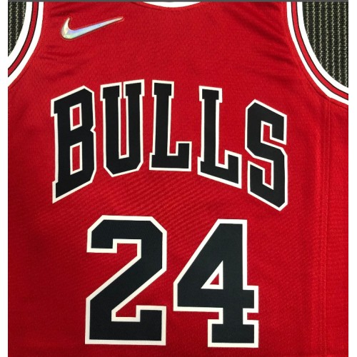Men's Chicago Bulls Lauri Markkanen #24 Nike Red 2021 Swingman NBA Jersey - Icon Edition Men's Chicago Bulls Lauri Markkanen #24 Nike Red 2021 Swingman NBA Jersey - Icon Edition