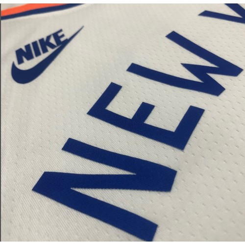 Men's New York Knicks Kemba Walker #8 White 2021/22 Swingman Jersey - Classic Edition Men's New York Knicks Kemba Walker #8 White 2021/22 Swingman Jersey - Classic Edition