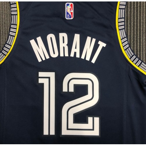 Memphis Grizzlies Ja Morant #12 Nike Black 2021/22 Diamond Swingman Jersey - City Edition Memphis Grizzlies Ja Morant #12 Nike Black 2021/22 Diamond Swingman Jersey - City Edition