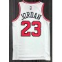Men's Chicago Bulls Michael Jordan #23 Nike White 2021/22 Swingman NBA Jersey - Icon Edition Men's Chicago Bulls Michael Jordan #23 Nike White 2021/22 Swingman NBA Jersey - Icon Edition