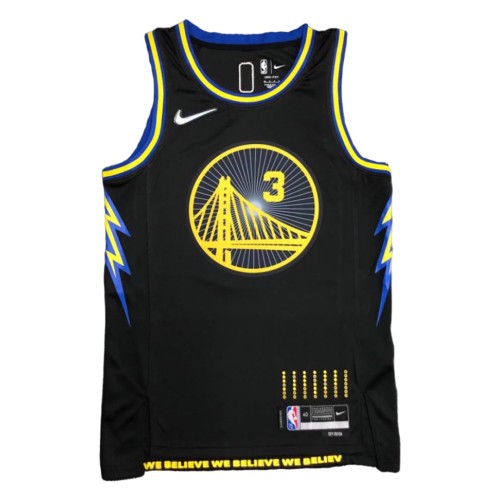 Men's Golden State Warriors Jordan Poole #3 Black 2021/22 Swingman Jersey - City Edition Men's Golden State Warriors Jordan Poole #3 Black 2021/22 Swingman Jersey - City Edition