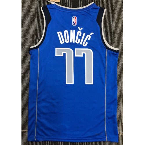 Men's Dallas Mavericks Luka Doncic #77 Blue 2021/22 Swingman Jersey - Icon Edition Men's Dallas Mavericks Luka Doncic #77 Blue 2021/22 Swingman Jersey - Icon Edition
