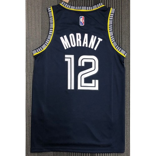 Memphis Grizzlies Ja Morant #12 Nike Black 2021/22 Diamond Swingman Jersey - City Edition Memphis Grizzlies Ja Morant #12 Nike Black 2021/22 Diamond Swingman Jersey - City Edition