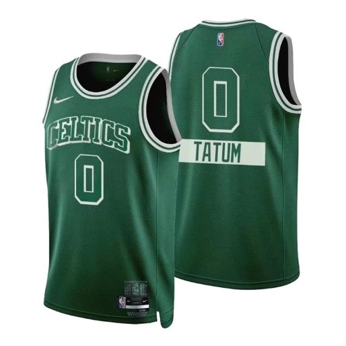 Men's Boston Celtics Jaylen Tatum #0 Nike Green 2021/22 Swingman Jersey - City Edition Men's Boston Celtics Jaylen Tatum #0 Nike Green 2021/22 Swingman Jersey - City Edition