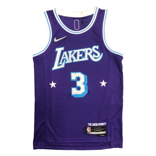 Men's LosAngeles Lakers Anthony Davis #3 Nike Purple 2021/22 Swingman NBA Jersey - City Edition Men's LosAngeles Lakers Anthony Davis #3 Nike Purple 2021/22 Swingman NBA Jersey - City Edition