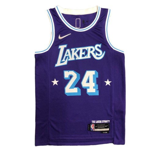 Men's Los Angeles Lakers Kobe Bryant #24 Nike Purple 2021/22 Swingman Jersey - City Edition Men's Los Angeles Lakers Kobe Bryant #24 Nike Purple 2021/22 Swingman Jersey - City Edition