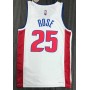 Men's Detroit Pistons Derrick Rose #25 Nike White 2021/22 Swingman NBA Jersey - Icon Edition Men's Detroit Pistons Derrick Rose #25 Nike White 2021/22 Swingman NBA Jersey - Icon Edition