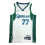 Men's Dallas Mavericks Luka Doncic #77 White 2021/22 Swingman Jersey - City Edition Men's Dallas Mavericks Luka Doncic #77 White 2021/22 Swingman Jersey - City Edition