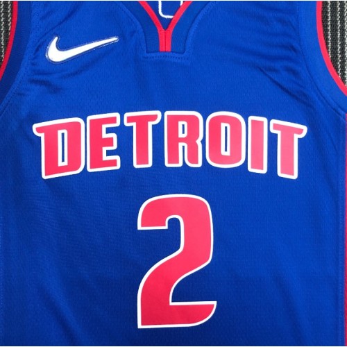 Men's Detroit Pistons Cade Cunningham #2 Nike Blue 2021/22 Swingman NBA Jersey - Icon Edition Men's Detroit Pistons Cade Cunningham #2 Nike Blue 2021/22 Swingman NBA Jersey - Icon Edition