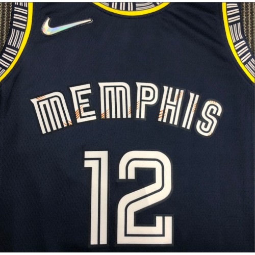 Memphis Grizzlies Ja Morant #12 Nike Black 2021/22 Diamond Swingman Jersey - City Edition Memphis Grizzlies Ja Morant #12 Nike Black 2021/22 Diamond Swingman Jersey - City Edition