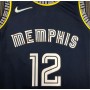 Memphis Grizzlies Ja Morant #12 Nike Black 2021/22 Diamond Swingman Jersey - City Edition Memphis Grizzlies Ja Morant #12 Nike Black 2021/22 Diamond Swingman Jersey - City Edition