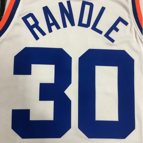 Men's New York Knicks Julius Randle #30 White 2021/22 Swingman Jersey - Classic Edition Men's New York Knicks Julius Randle #30 White 2021/22 Swingman Jersey - Classic Edition