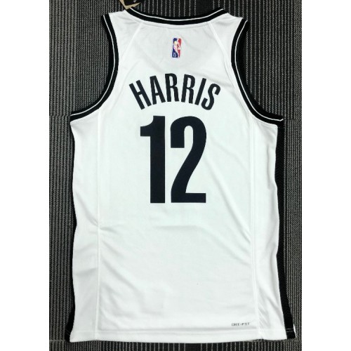 Men's Brooklyn Nets Devin Harris #12 Nike White 2021 Swingman NBA Jersey - Icon Edition Men's Brooklyn Nets Devin Harris #12 Nike White 2021 Swingman NBA Jersey - Icon Edition