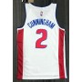 Men's Detroit Pistons Cade Cunningham #2 Nike White 2021/22 Swingman NBA Jersey - Icon Edition Men's Detroit Pistons Cade Cunningham #2 Nike White 2021/22 Swingman NBA Jersey - Icon Edition