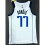Men's Dallas Mavericks Luka Doncic #77 Nike White 2021/22 Swingman NBA Jersey - Icon Edition Men's Dallas Mavericks Luka Doncic #77 Nike White 2021/22 Swingman NBA Jersey - Icon Edition