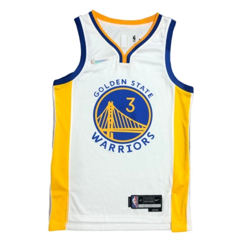 Men's Golden State Warriors Jordan Poole #3 White 2021/22 Swingman NBA Jersey - Association Edition Men's Golden State Warriors Jordan Poole #3 White 2021/22 Swingman NBA Jersey - Association Edition