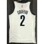 Men's Brooklyn Nets Blake Griffin #2 Nike White 2021 Swingman NBA Jersey - Icon Edition Men's Brooklyn Nets Blake Griffin #2 Nike White 2021 Swingman NBA Jersey - Icon Edition