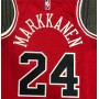 Men's Chicago Bulls Lauri Markkanen #24 Nike Red 2021 Swingman NBA Jersey - Icon Edition Men's Chicago Bulls Lauri Markkanen #24 Nike Red 2021 Swingman NBA Jersey - Icon Edition