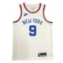 Men's New York Knicks RJ Barrett #9 White 2021/22 Swingman Jersey - Classic Edition Men's New York Knicks RJ Barrett #9 White 2021/22 Swingman Jersey - Classic Edition