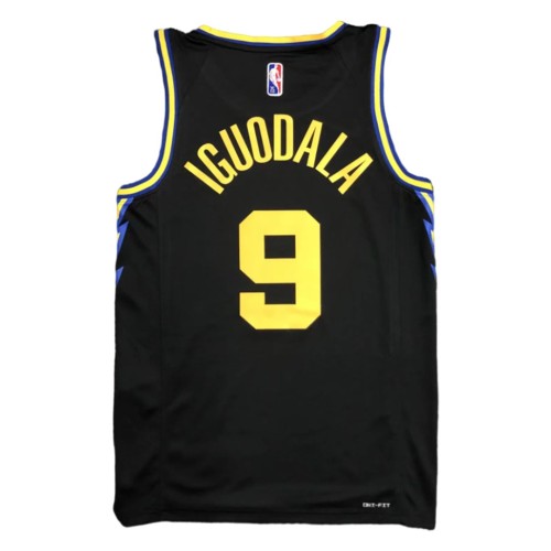 Men's Golden State Warriors Andre Iguodala #9 Black 2021/22 Swingman Jersey - City Edition Men's Golden State Warriors Andre Iguodala #9 Black 2021/22 Swingman Jersey - City Edition