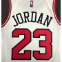 Men's Chicago Bulls Michael Jordan #23 Nike White 2021/22 Swingman NBA Jersey - Icon Edition Men's Chicago Bulls Michael Jordan #23 Nike White 2021/22 Swingman NBA Jersey - Icon Edition